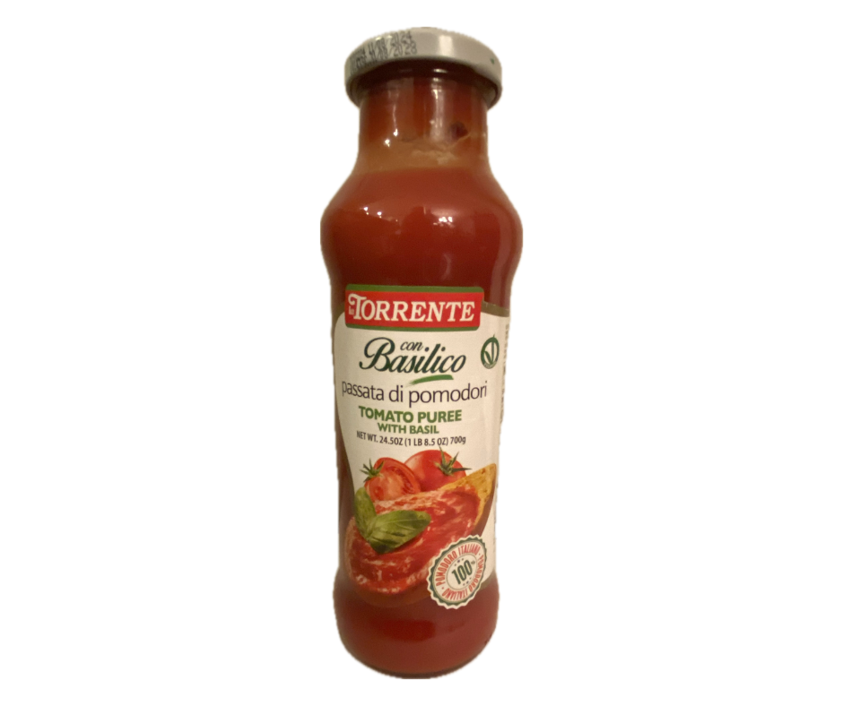 La Torrente Tomato Puree with Basil